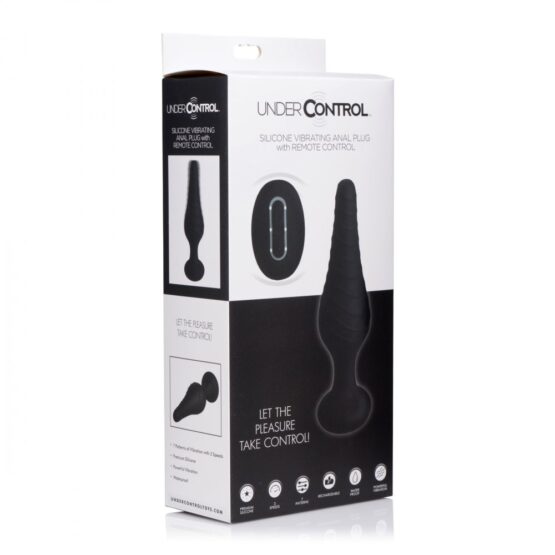 Silicone Vibrating Anal Plug With Remote Control - Image 3