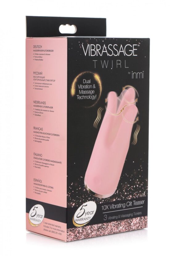 Vibrassage Twirl 10X Vibrating Clit Teaser - Image 5