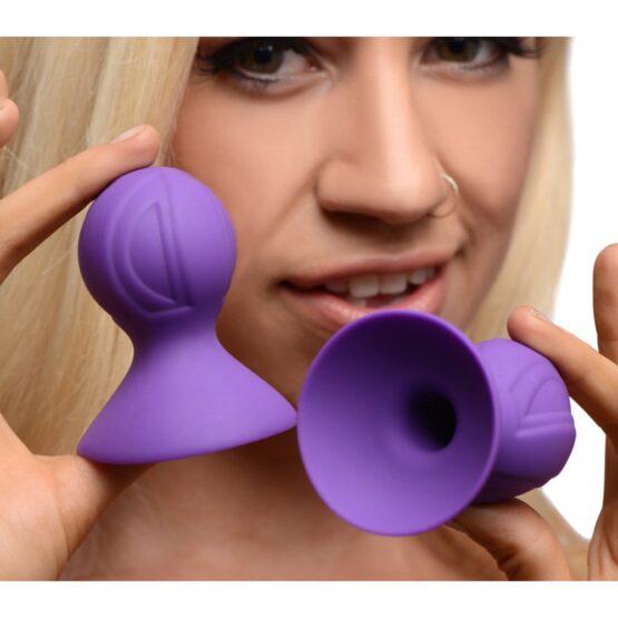 Violets Silicone Nipple Suckers - Image 2