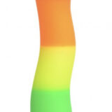 Proud Rainbow Silicone Dildo with Harness - Image 4